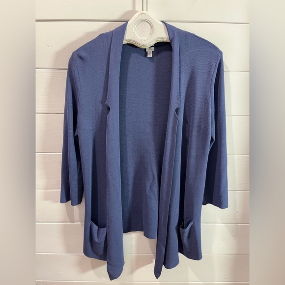 💙TRISTAN – blue -Open Front Cardigan – Size M - Picture 1 of 10